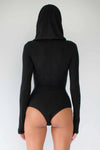 5D x Stellar Dust Cowl Hooded Body Suit - Jumpsuit -  - FIVE AND DIAMOND