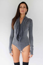 5D x Stellar Dust Cowl Hooded Body Suit - Jumpsuit -  - FIVE AND DIAMOND