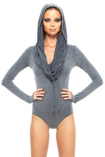 5D x Stellar Dust Cowl Hooded Body Suit - Jumpsuit -  - FIVE AND DIAMOND