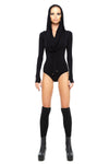 5D x Stellar Dust Cowl Hooded Body Suit - Jumpsuit -  - FIVE AND DIAMOND