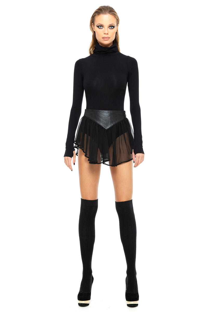 5D x Stellar Dust Cowl Mask Long Sleeve Body Suit / PRE-ORDER - Tops-Womens -  - FIVE AND DIAMOND