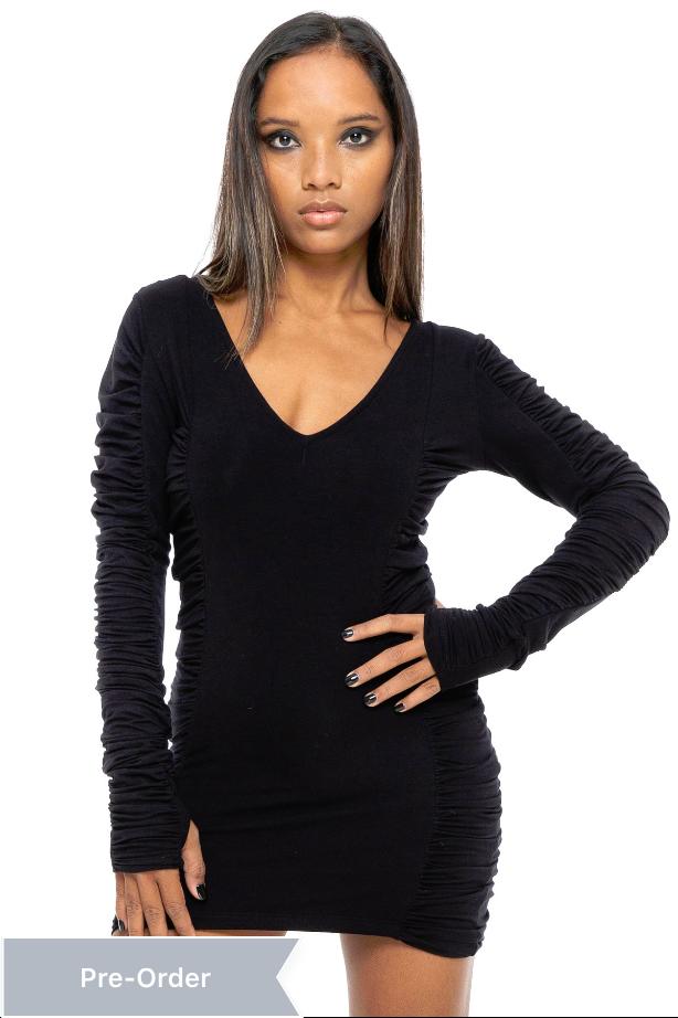 bamboo mini dress Vasara: White Bamboo & Cotton Mini Dress The Knotty Ones