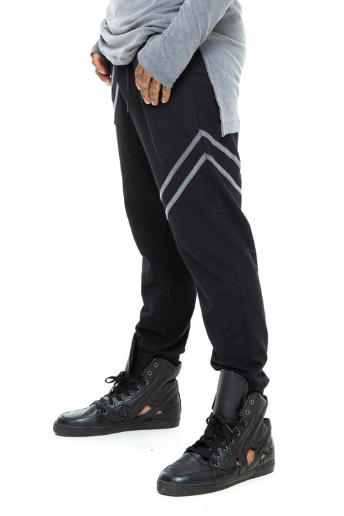 5D x Stellar Dust Mens Asymmetrical Joggers - Pants-Mens -  - FIVE AND DIAMOND