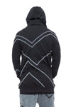 5D x Stellar Dust Mens Asymmetrical Zip Hoody - Hoodies - Mens -  - FIVE AND DIAMOND