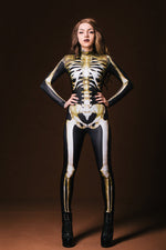 Badinka Graveyard Skeleton Jumpsuit Jumpsuit Bad Inka 