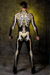 Badinka Mens Graveyard Skeleton Jumpsuit Jumpsuit Bad Inka 
