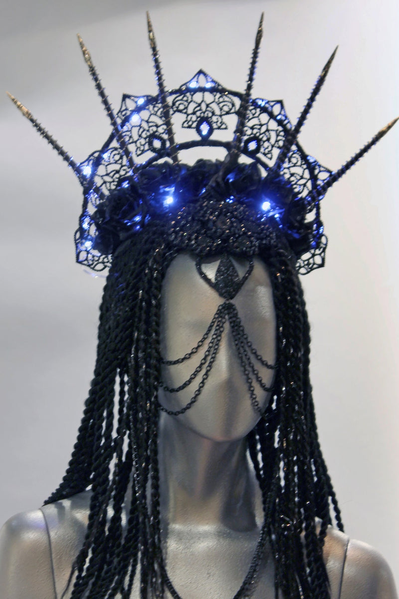 Blue Moon Inspired - Obsidian, Queen of the Night - HEADGEAR VI (2018) - Headgear -  - FIVE AND DIAMOND