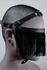 Cyberesque Fringe Head Harness - Hats -  - FIVE AND DIAMOND
