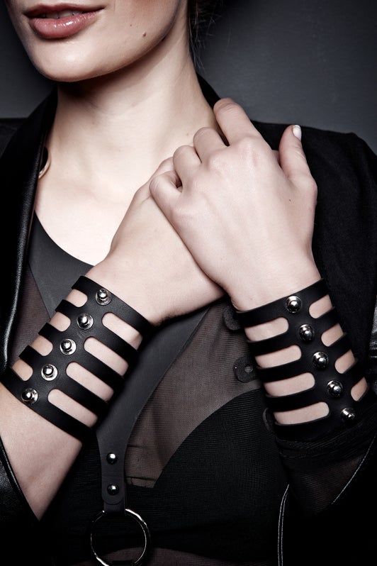 Cyberesque Stud Arm Cuff - Cuffs - One Size - FIVE AND DIAMOND