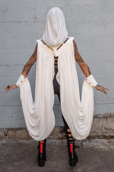 5D x Eyecon Priestess Hood - twill/rayon – FIVE AND DIAMOND