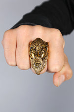 Eyecon / Skinner Oblivion Wizard Ring Brass - Rings -  - FIVE AND DIAMOND