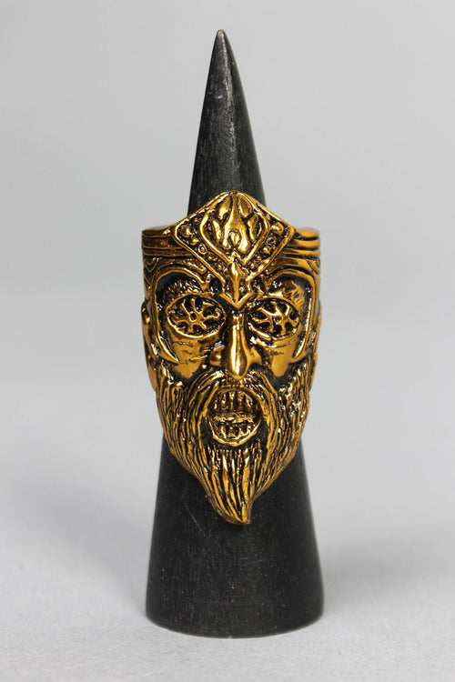 Eyecon / Skinner Oblivion Wizard Ring Brass - Rings - 7 - FIVE AND DIAMOND