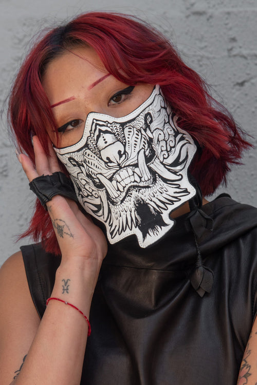 Eyecon x Miss Monster Foo Dog Face Cover Bandanna Mask Miss Monster 