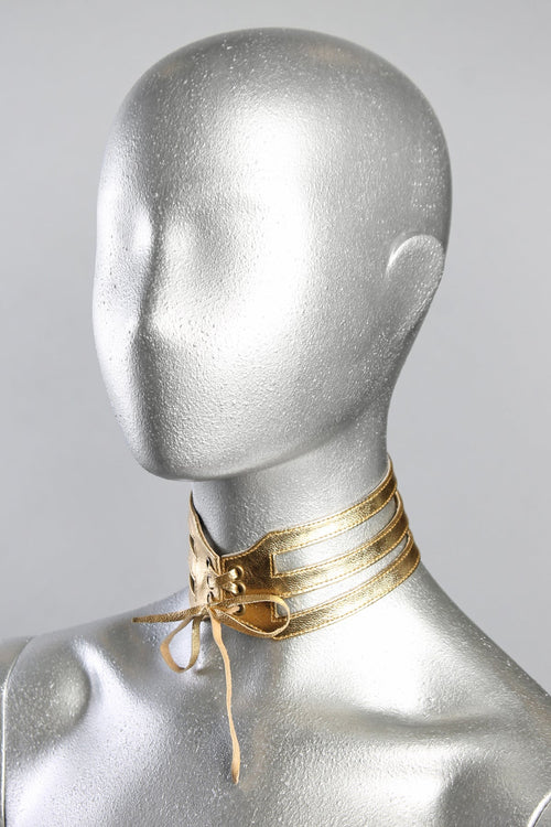 Five and Diamond Cage Corset Collar - Collars -  - FIVE AND DIAMOND