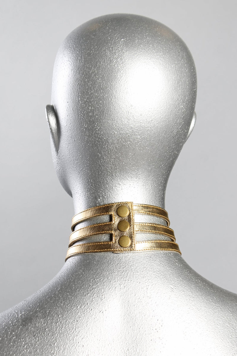 Five and Diamond Cage Corset Collar - Collars -  - FIVE AND DIAMOND