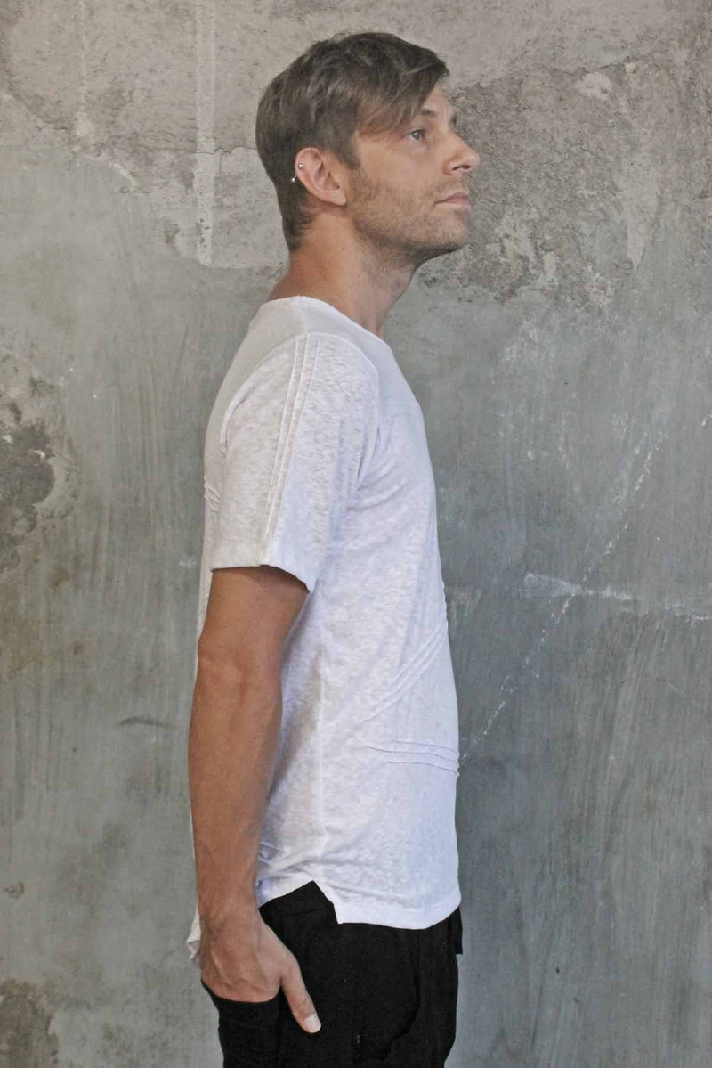 Five and Diamond Pintuck T-Shirt - TShirts-Mens -  - FIVE AND DIAMOND