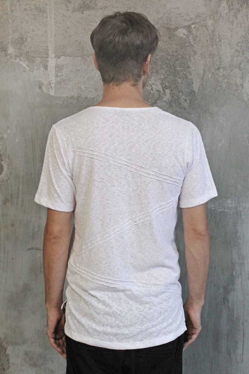 Five and Diamond Pintuck T-Shirt - TShirts-Mens -  - FIVE AND DIAMOND