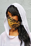 Five and Diamond Winter Velcro Dust Mask - Splat (Reversible to black) Dust Mask Showcase 