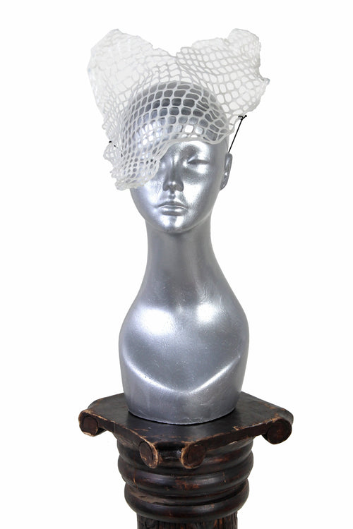 Heart Mask Hat by Jasmin Zorlu Millinery / HEADGEAR V - Headgear -  - FIVE AND DIAMOND