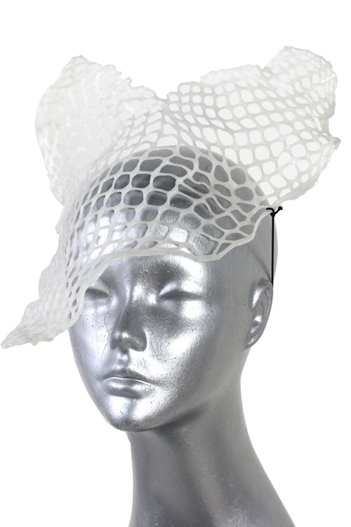 Heart Mask Hat by Jasmin Zorlu Millinery / HEADGEAR V - Headgear -  - FIVE AND DIAMOND