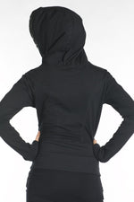 Hilmer x Sparrow Bengal Hoodie with Leather - Hoodies - Womens -  - FIVE AND DIAMOND