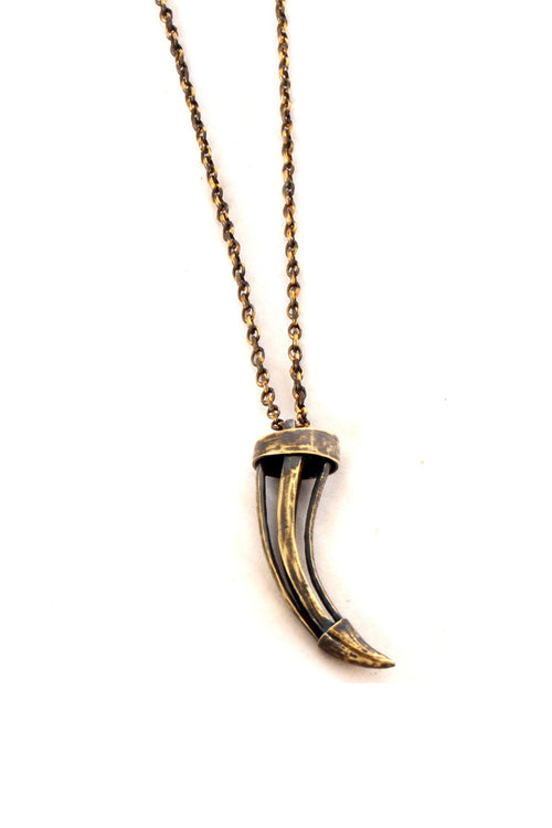 Hilmer x Sparrow Cage Claw Necklace - Necklaces -  - FIVE AND DIAMOND