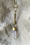 Hilmer x Sparrow Crystal Spire Necklace - Brass Necklaces Jan Hilmer 