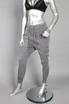 Hilmer x Sparrow Onyx Harem Full Length Pants - Pants-Womens - XS / Grey - FIVE AND DIAMOND