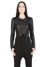 Hilmer x Sparrow Ribbed Crop Jacket - Jackets-Womens -  - FIVE AND DIAMOND