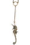 Hilmer x Sparrow Sea Horse With Ring Necklace - Necklaces -  - FIVE AND DIAMOND