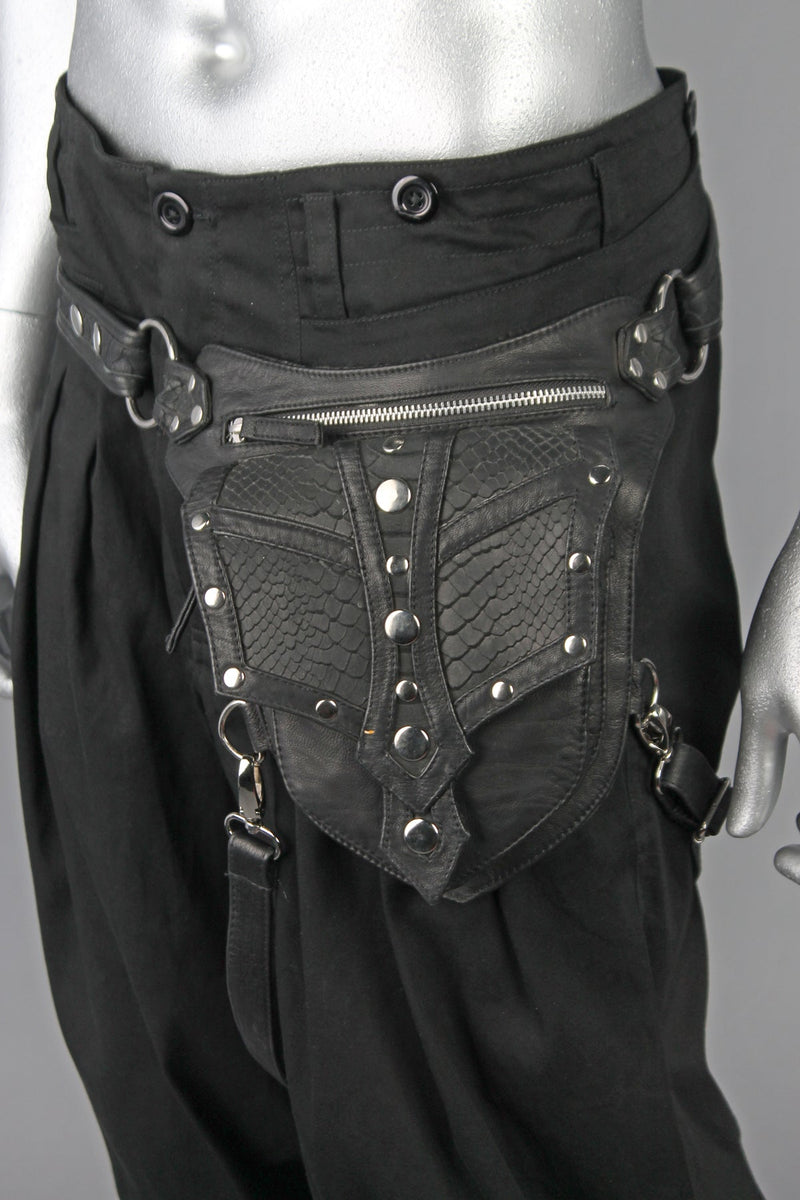 Hipstirr Excelsior Bag - Utility Belts - O/S / Black/Chrome - FIVE AND DIAMOND