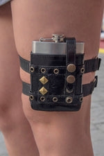 Hipstirr Leather Flask Holder - Garter - Garters -  - FIVE AND DIAMOND