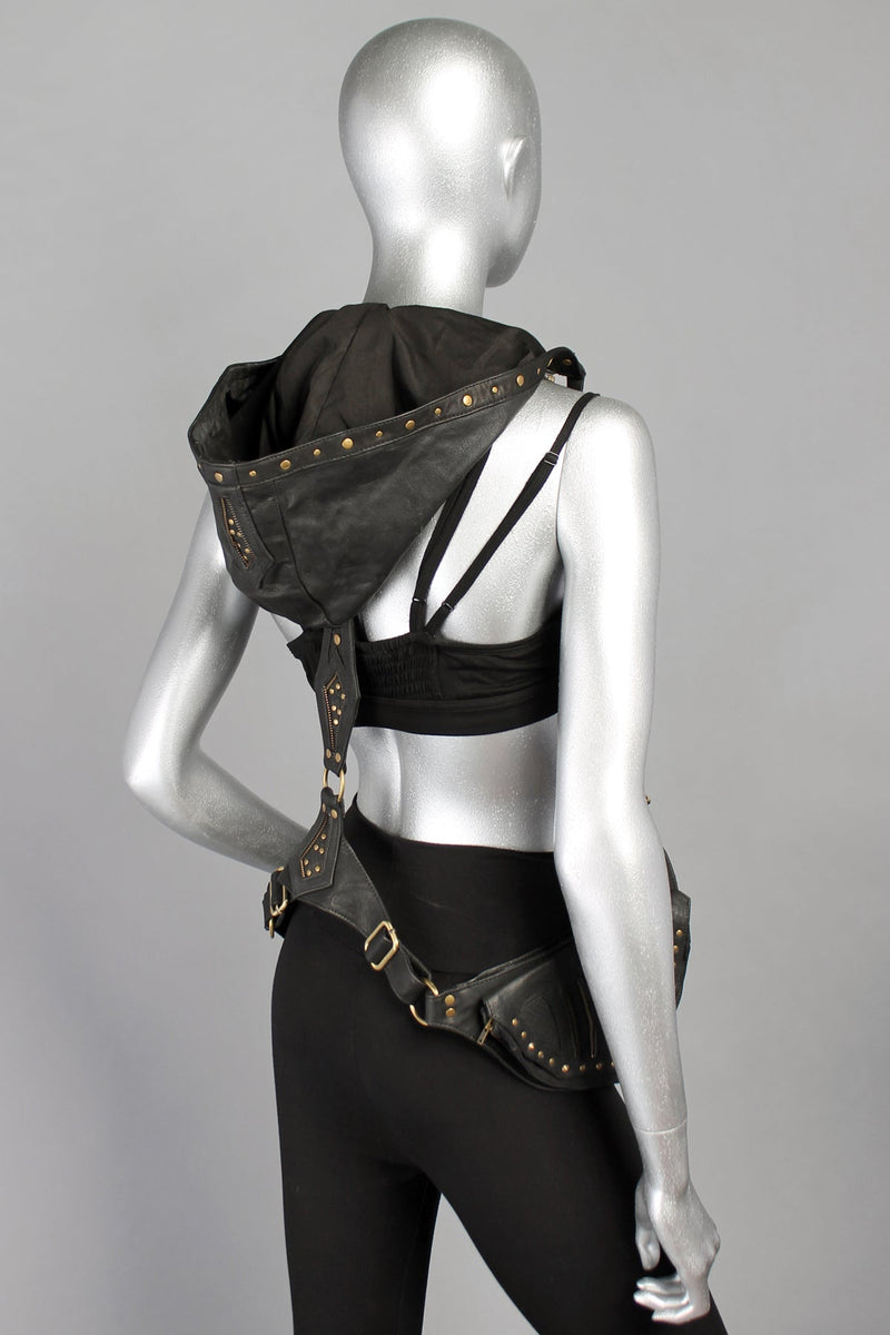 Hipstirr Sapphire Holster Vest with Hood - Holsters -  - FIVE AND DIAMOND