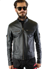Jan Hilmer 3000 Leather Jacket - LAST SIZE MED - Jackets-Mens -  - FIVE AND DIAMOND
