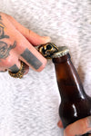 Jan Hilmer Cat Skull Bottle Opener Key Chain - Key Chain -  - FIVE AND DIAMOND
