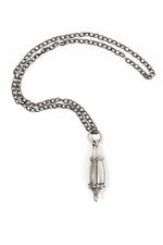 Jan Hilmer Large Lantern Necklace - Silver - Necklaces -  - FIVE AND DIAMOND
