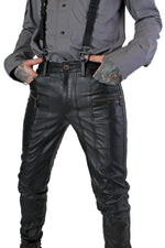 Jan Hilmer Leather Icon Pants - Pants-Mens -  - FIVE AND DIAMOND