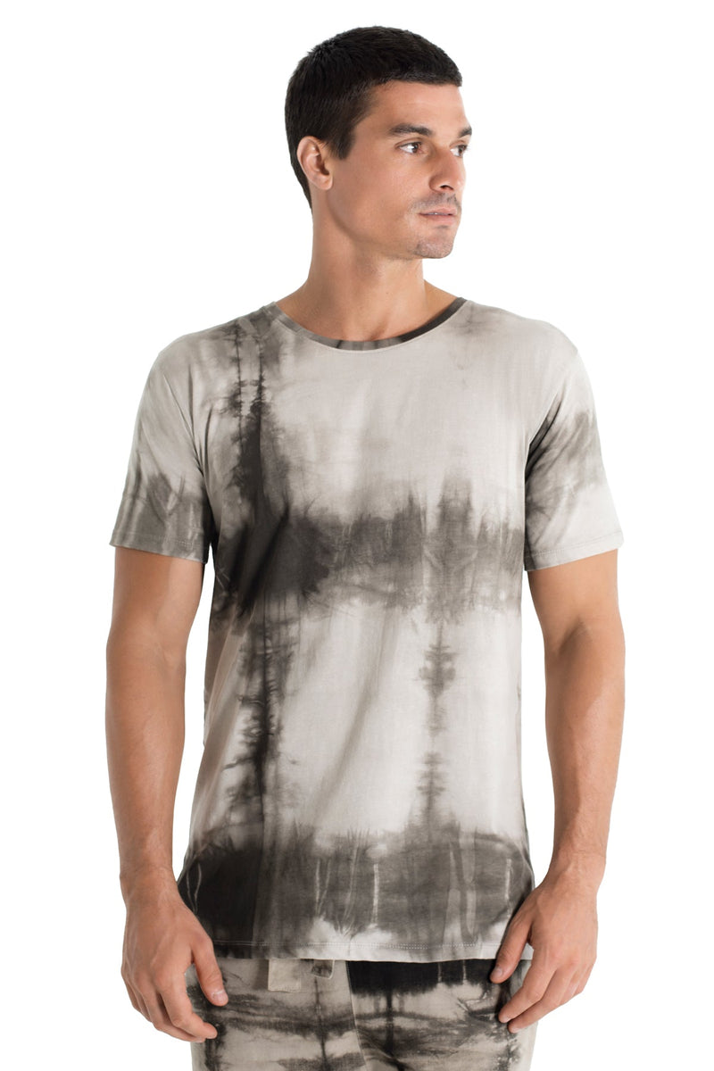 Jan Hilmer Mens Tee Shirt - Shibori Shirts-Mens Jan Hilmer 