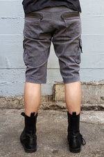 Jan Hilmer Side Buckle Shorts - Dark Grey - Shorts-Mens -  - FIVE AND DIAMOND