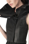 Jan Hilmer Sleeveless Nightjar Vest - 100% leather Vest Jan Hilmer 