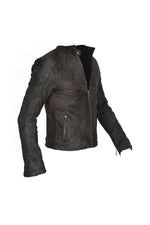 Jan Hilmer Studded Hornet Jacket - Jackets-Mens - Antique Brown / Small / Ships Now - FIVE AND DIAMOND