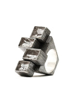 Mariella Pilato Crystal Composition Ring - Rings - 7 - FIVE AND DIAMOND