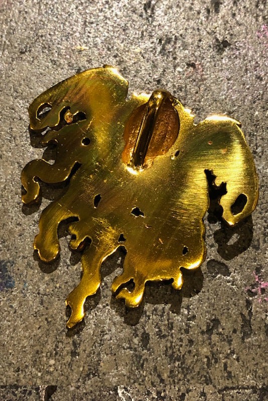 Miss Monster Cthulhu Pendant Yellow Brass - Pendant -  - FIVE AND DIAMOND