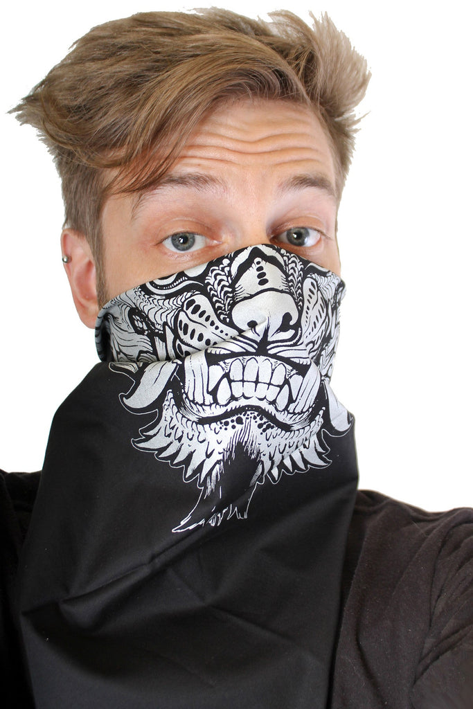 Miss Monster Foo Dog Bandanna - Bandanas -  - FIVE AND DIAMOND