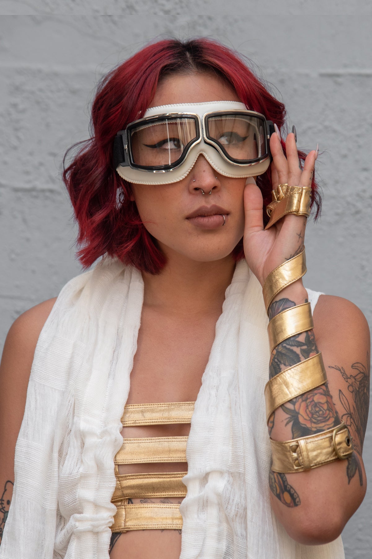 fashion goggles Retro Foldable Motorcycle Goggles