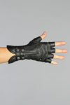 Steam Trunk Archery Leather Gloves - Black - Gloves -  - FIVE AND DIAMOND
