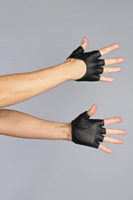 Steam Trunk Half Gloves - Black - Gloves -  - FIVE AND DIAMOND