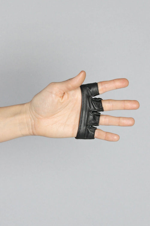 Steam Trunk Leather Knuckle Glove - Gloves -  - FIVE AND DIAMOND