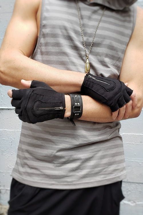 Steam Trunk Mojo Moto Gloves - Baby Terry - Gloves -  - FIVE AND DIAMOND