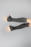 Steam Trunk Omega Gloves - black sparkle - Gloves - Small - FIVE AND DIAMOND